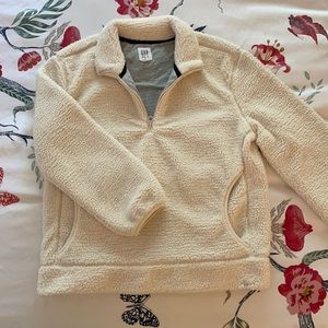 Gaps Kids, Sherpa Cream Pull Over